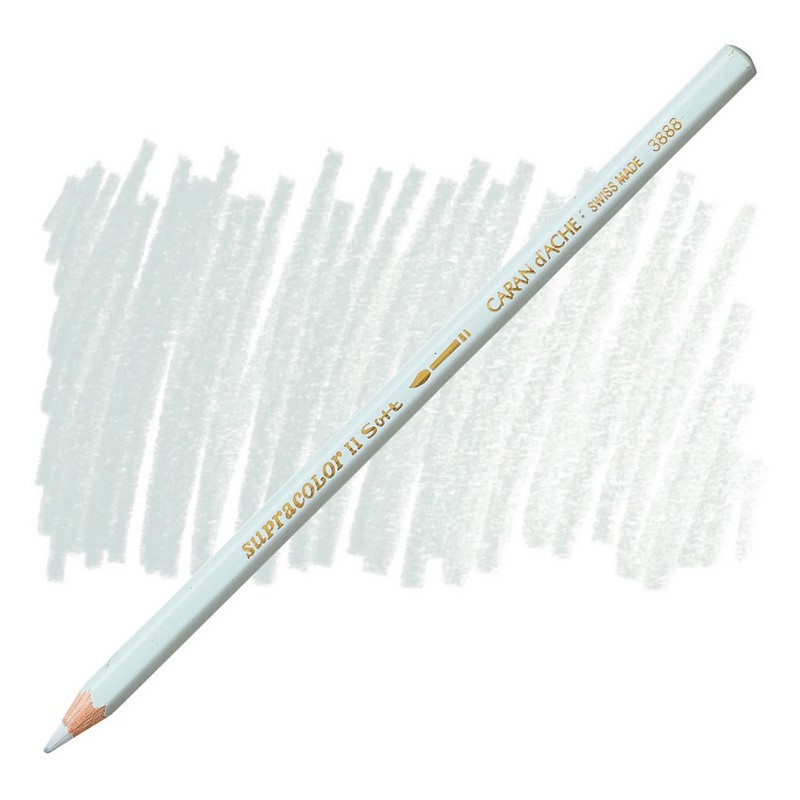 CARAN D'ACHE Akvarelová pastelka Supracolor CARAN D'ACHE, 002 silver grey