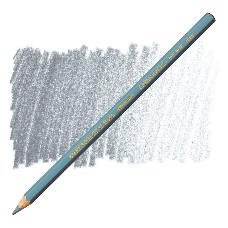 CARAN D'ACHE Akvarelová pastelka Supracolor CARAN D'ACHE, 006 mouse grey