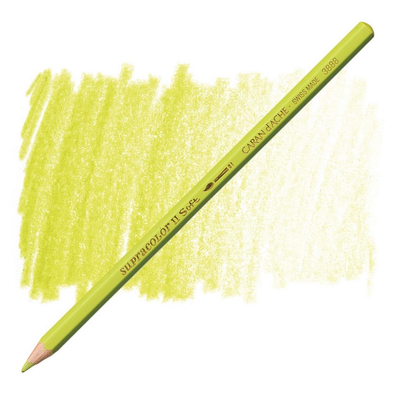 CARAN D'ACHE Akvarelová pastelka Supracolor CARAN D'ACHE, 015 olive yellow