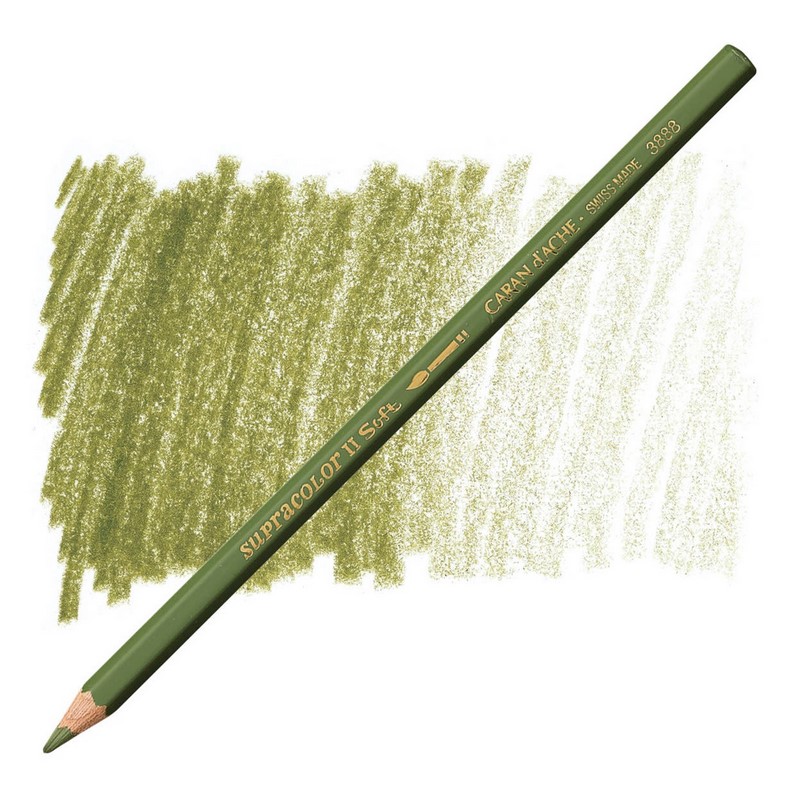 CARAN D'ACHE Akvarelová pastelka Supracolor CARAN D'ACHE, 018 olive grey
