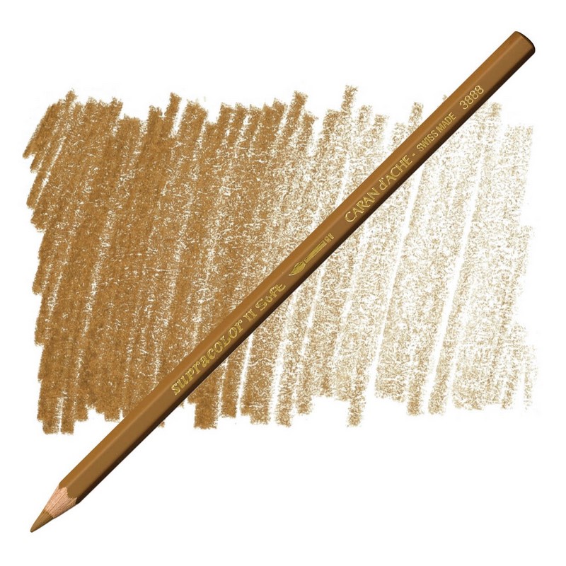 CARAN D'ACHE Akvarelová pastelka Supracolor CARAN D'ACHE, 037 brown ochre