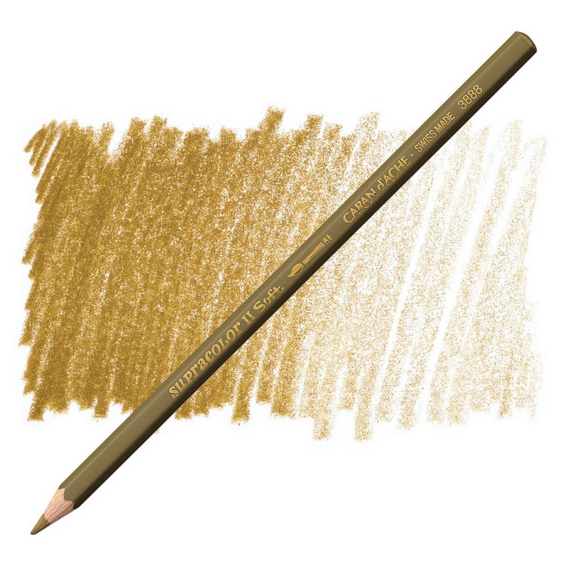 CARAN D'ACHE Akvarelová pastelka Supracolor CARAN D'ACHE, 039 olive brown