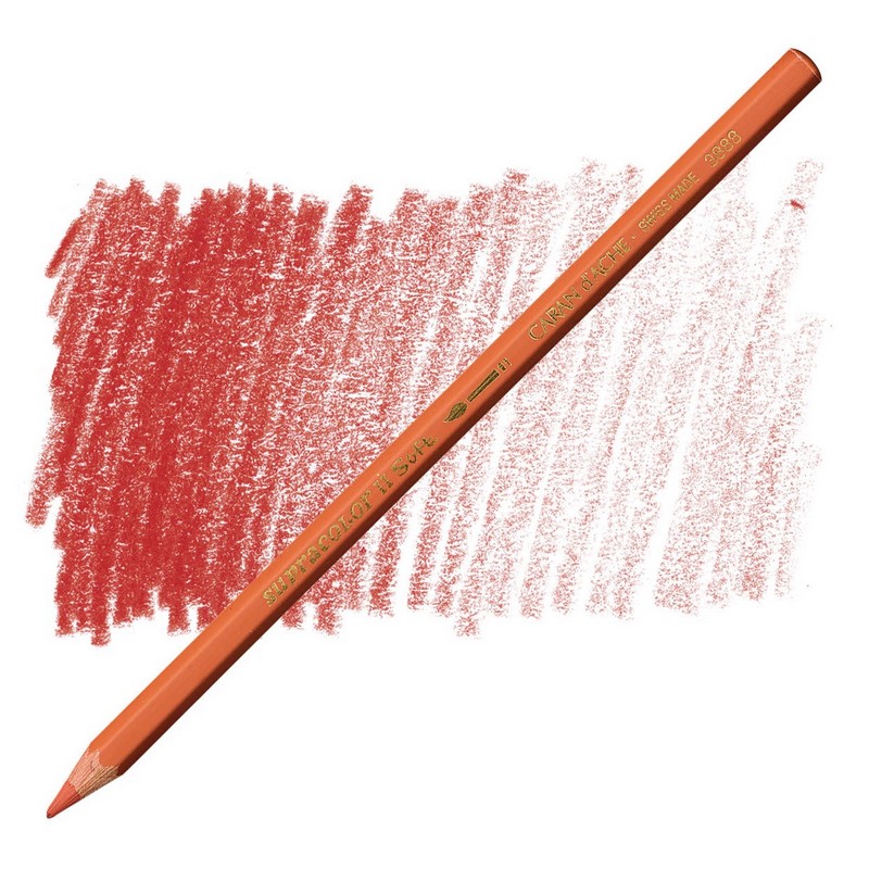 CARAN D'ACHE Akvarelová pastelka Supracolor CARAN D'ACHE, 063 english red