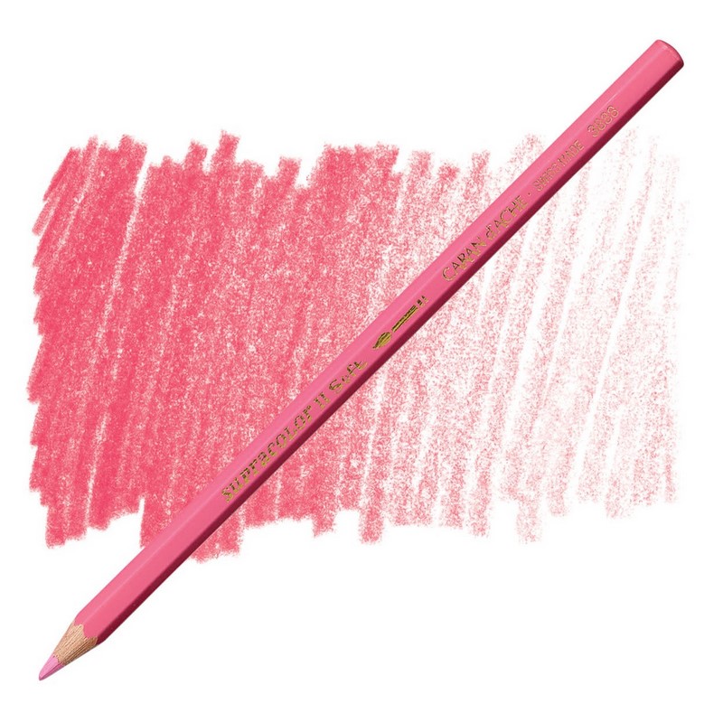 CARAN D'ACHE Akvarelová pastelka Supracolor CARAN D'ACHE, 081 pink