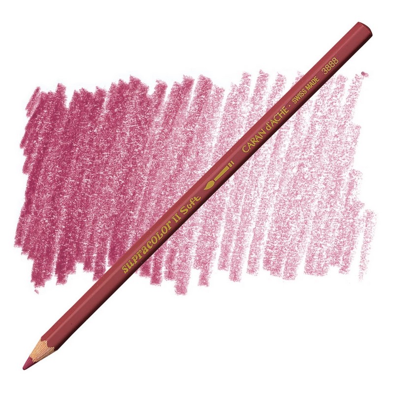 CARAN D'ACHE Akvarelová pastelka Supracolor CARAN D'ACHE, 085 bordeaux red