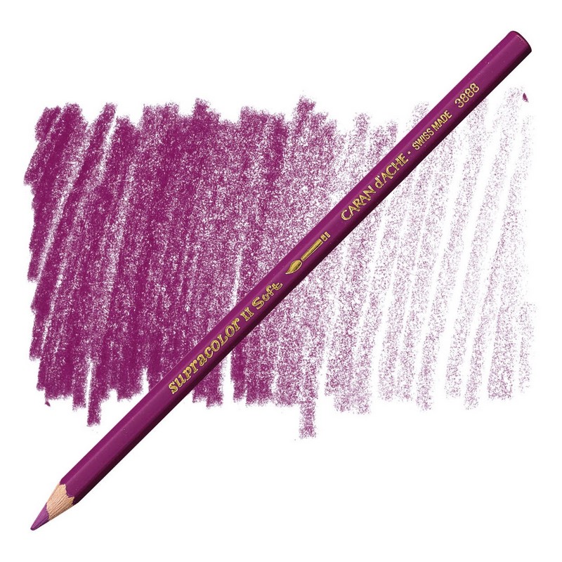 CARAN D'ACHE Akvarelová pastelka Supracolor CARAN D'ACHE, 100 purple violet