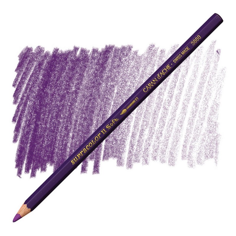 CARAN D'ACHE Akvarelová pastelka Supracolor CARAN D'ACHE, 110 lilac