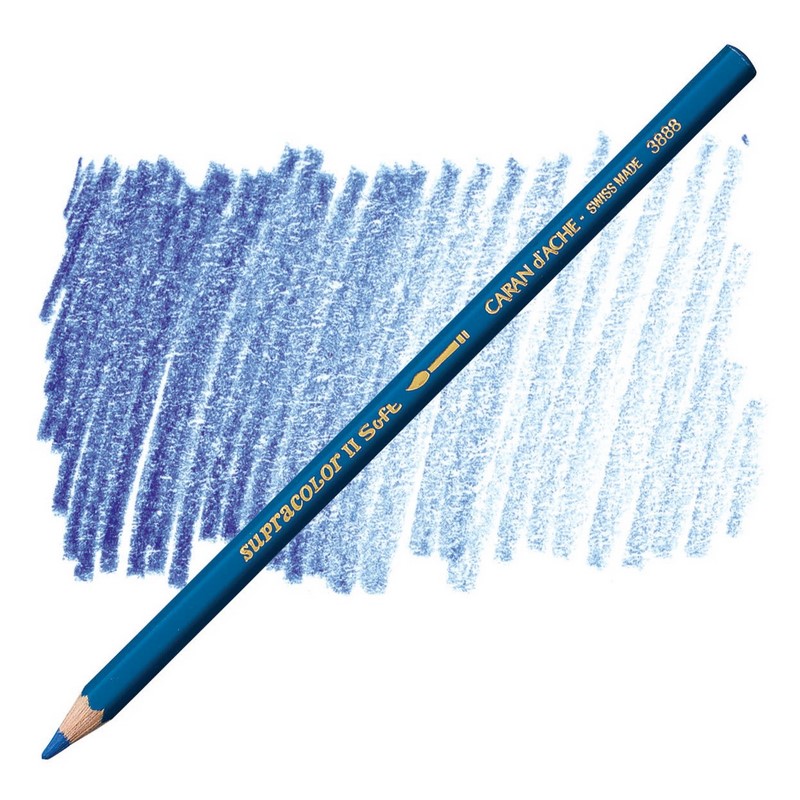 CARAN D'ACHE Akvarelová pastelka Supracolor CARAN D'ACHE, 145 bluish grey
