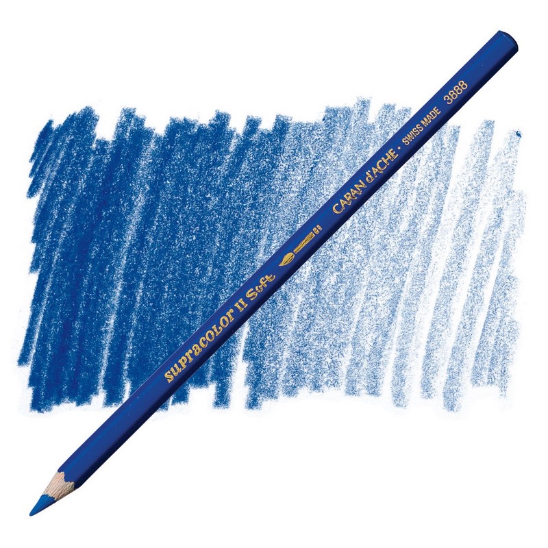 CARAN D'ACHE Akvarelová pastelka Supracolor CARAN D'ACHE, 150 sapphire blue