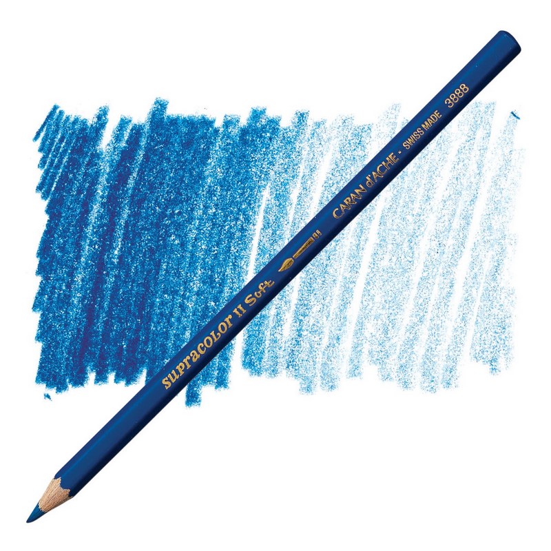 CARAN D'ACHE Akvarelová pastelka Supracolor CARAN D'ACHE, 169 marine blue