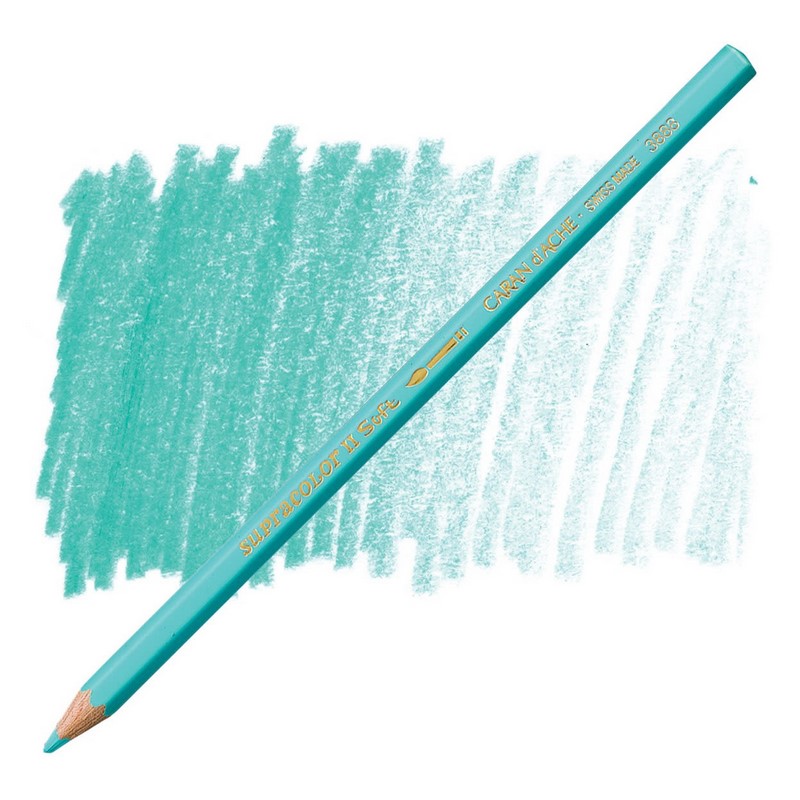 CARAN D'ACHE Akvarelová pastelka Supracolor CARAN D'ACHE, 181 light malachite green