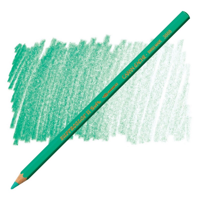 CARAN D'ACHE Akvarelová pastelka Supracolor CARAN D'ACHE, 201 veronese green