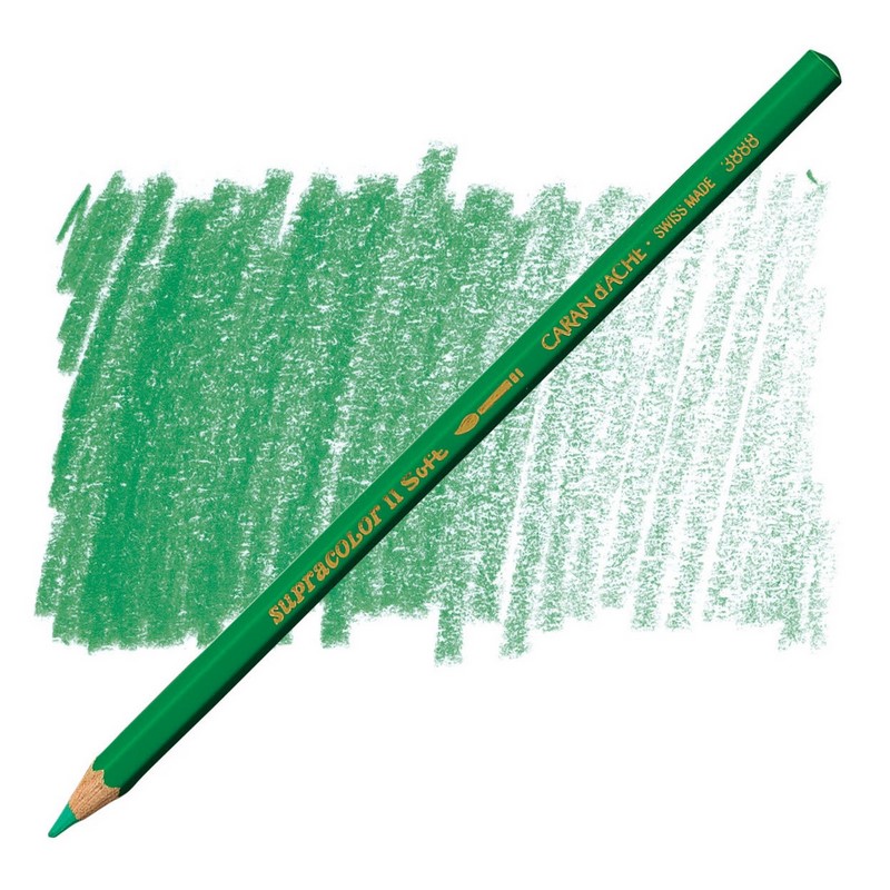CARAN D'ACHE Akvarelová pastelka Supracolor CARAN D'ACHE, 220 grass green