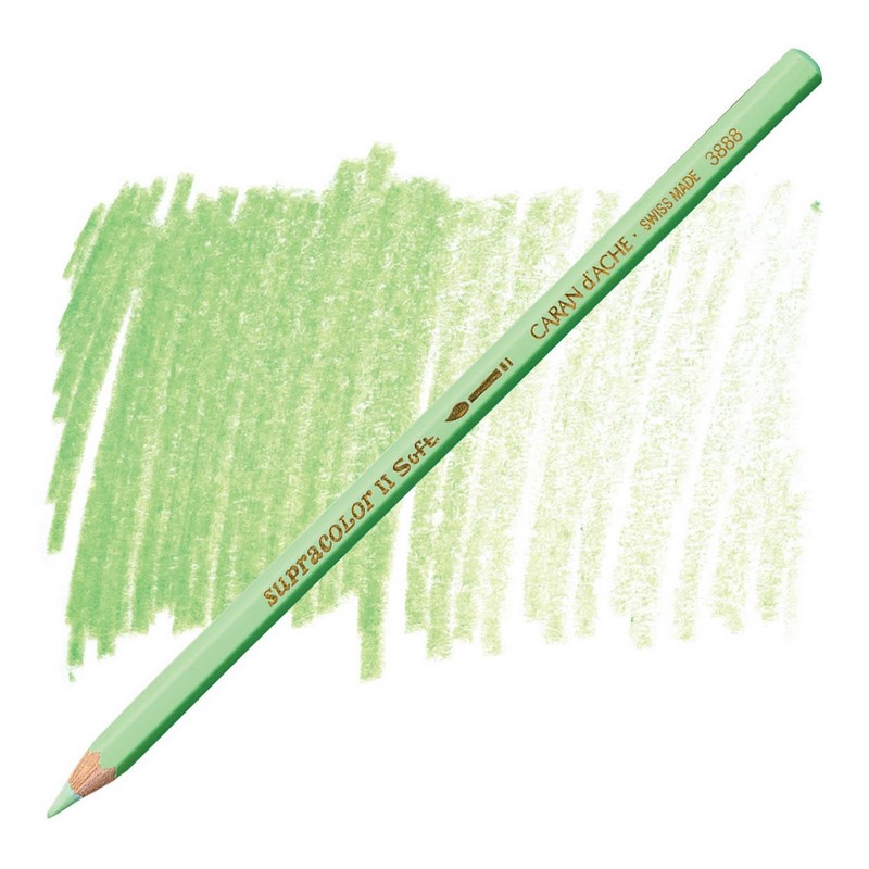 CARAN D'ACHE Akvarelová pastelka Supracolor CARAN D'ACHE, 221 light green