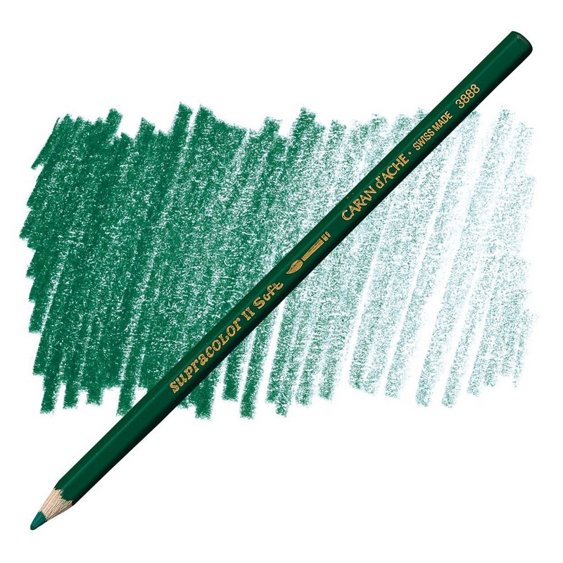 CARAN D'ACHE Akvarelová pastelka Supracolor CARAN D'ACHE, 229 dark green