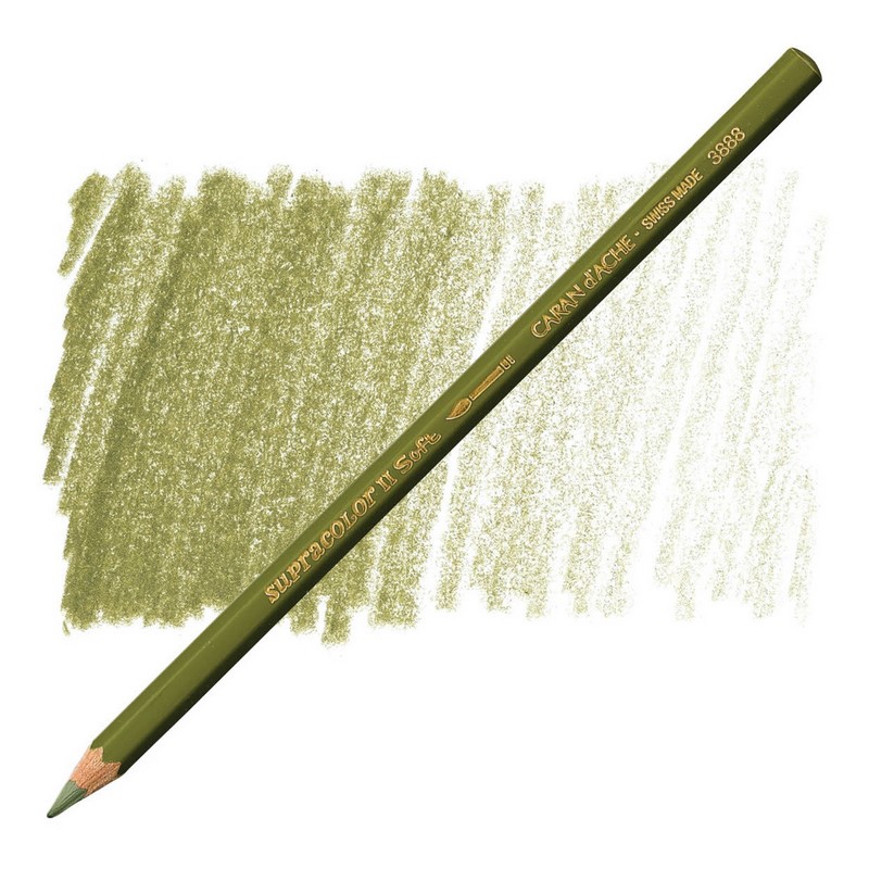 CARAN D'ACHE Akvarelová pastelka Supracolor CARAN D'ACHE, 249 olive