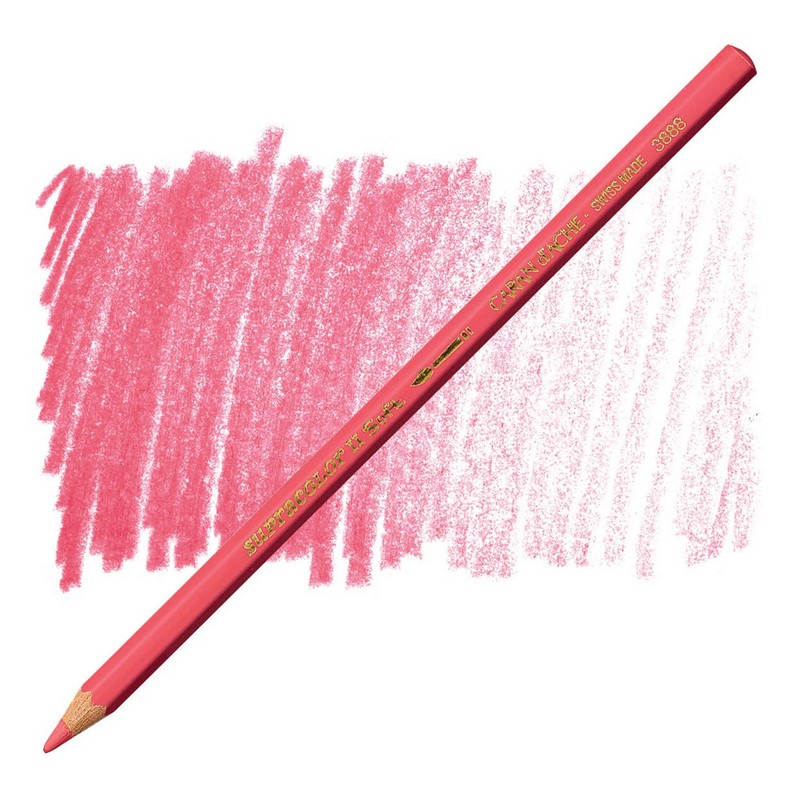 CARAN D'ACHE Akvarelová pastelka Supracolor CARAN D'ACHE, 270 raspberry red