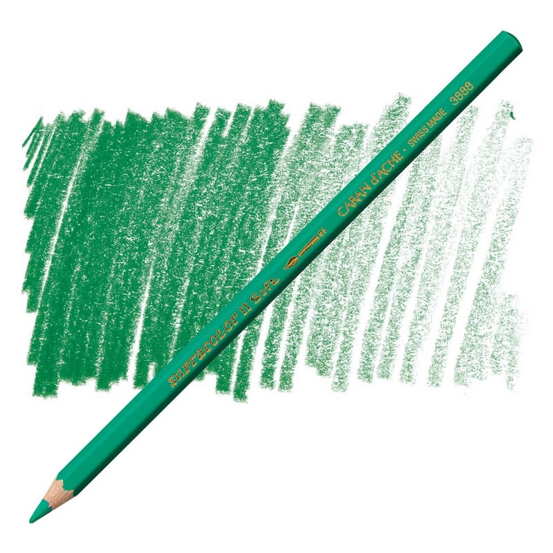 CARAN D'ACHE Akvarelová pastelka Supracolor CARAN D'ACHE, 290 empire green