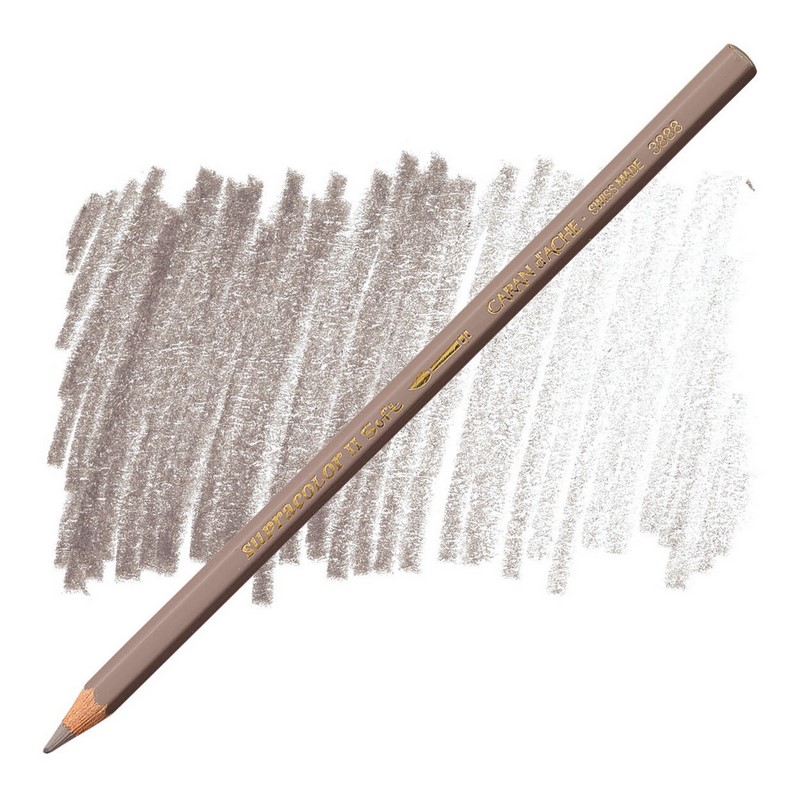 CARAN D'ACHE Akvarelová pastelka Supracolor CARAN D'ACHE, 404 browish beige