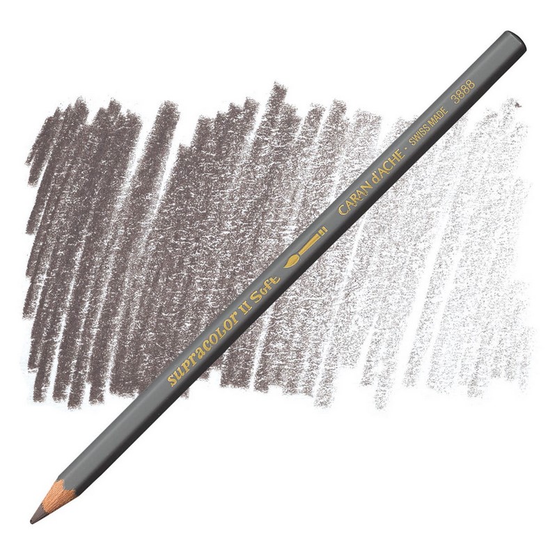 CARAN D'ACHE Akvarelová pastelka Supracolor CARAN D'ACHE, 405 cocoa