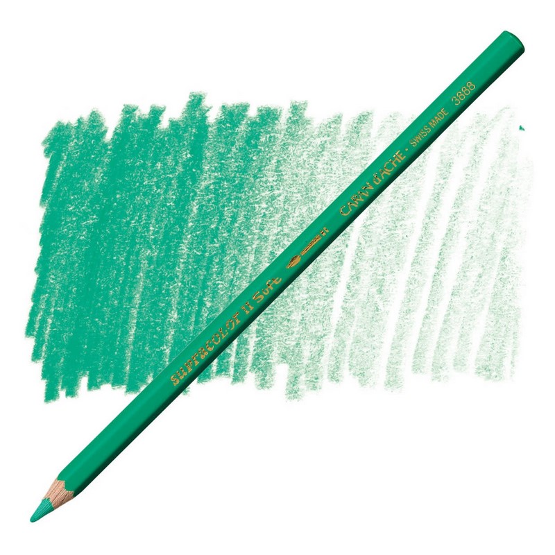 CARAN D'ACHE Akvarelová pastelka Supracolor CARAN D'ACHE, 460 peacock green