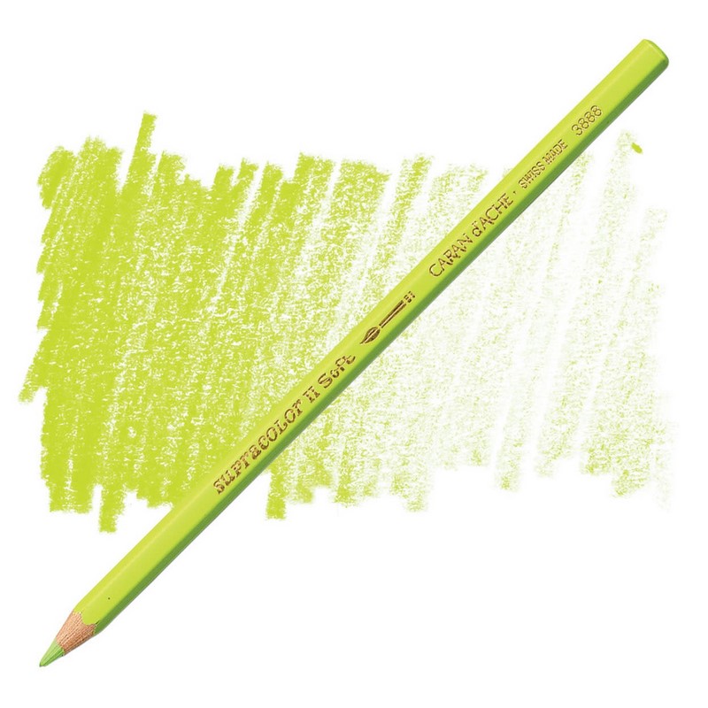 CARAN D'ACHE Akvarelová pastelka Supracolor CARAN D'ACHE, 470 spring green