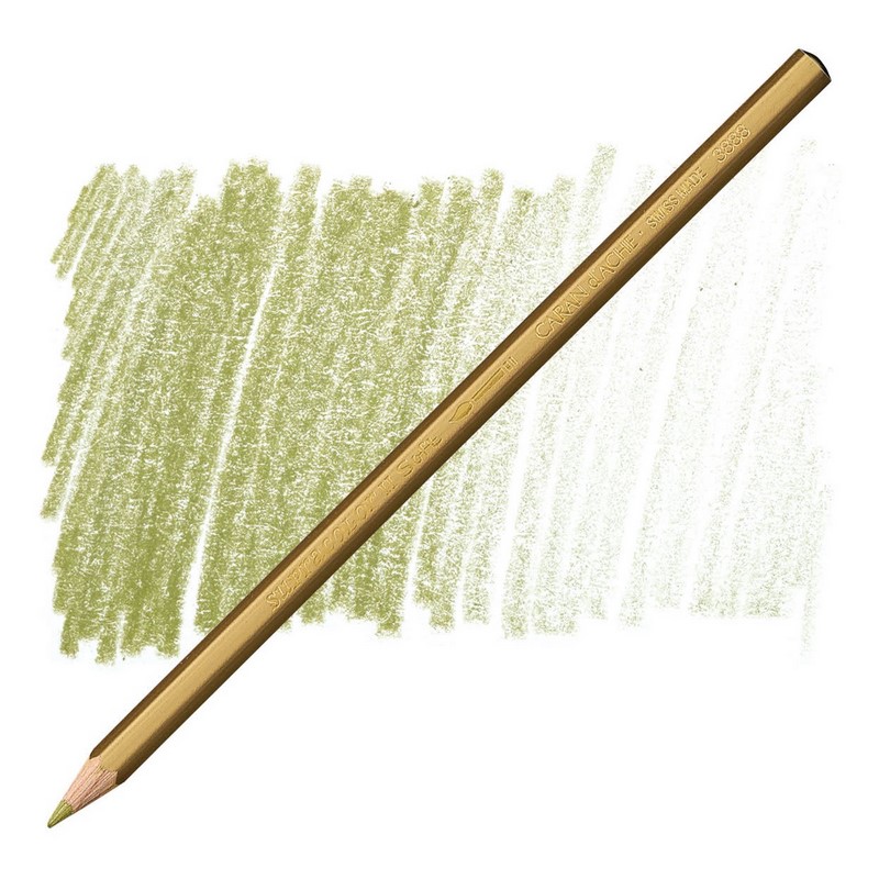 CARAN D'ACHE Akvarelová pastelka Supracolor CARAN D'ACHE, 499 gold