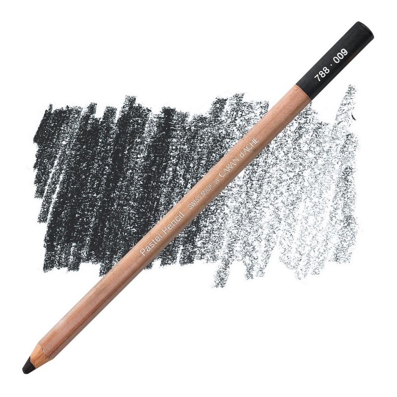 CARAN D'ACHE Umělecký pastel v tužce CARAN D'ACHE, 009 black