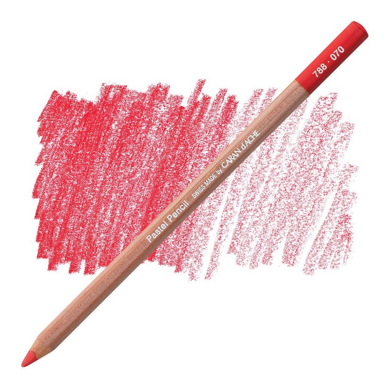 CARAN D'ACHE Umělecký pastel v tužce CARAN D'ACHE, 070 scarlet