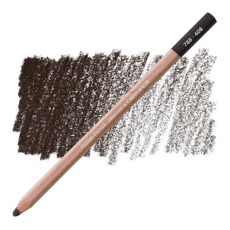 CARAN D'ACHE Umělecký pastel v tužce CARAN D'ACHE, 408 dark sepia