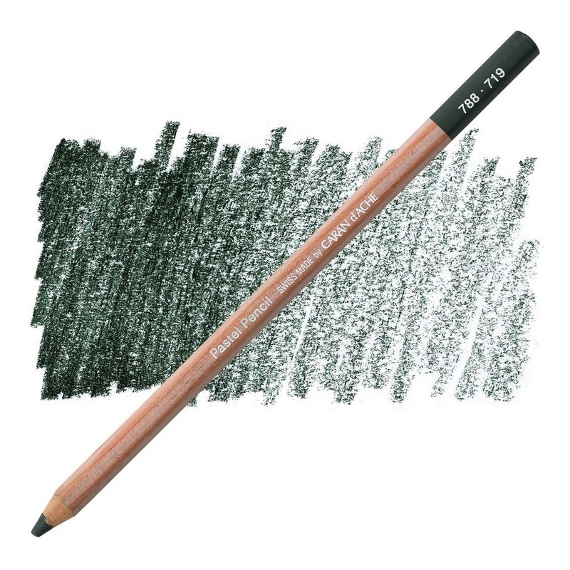 CARAN D'ACHE Umělecký pastel v tužce CARAN D'ACHE, 719 dark phthalocyanine green