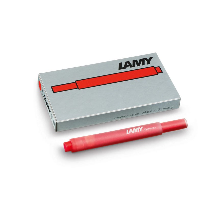 Inkoustové bombičky LAMY T10 5ks, červené