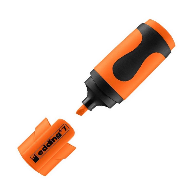 Zvýrazňovač EDDING 7 MINI, neonový oranžový