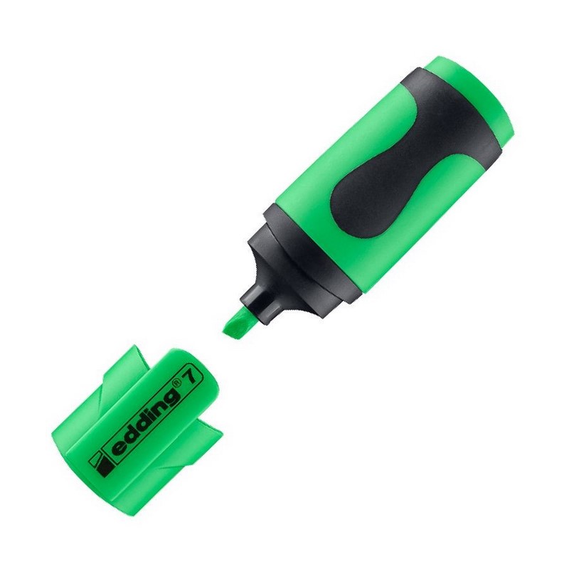 Zvýrazňovač EDDING 7 MINI, neonový zelený