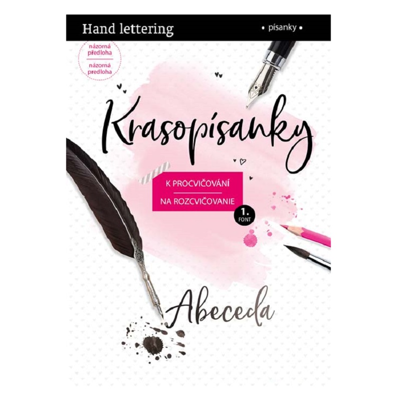Krasopísanka k procvičování, font "1"