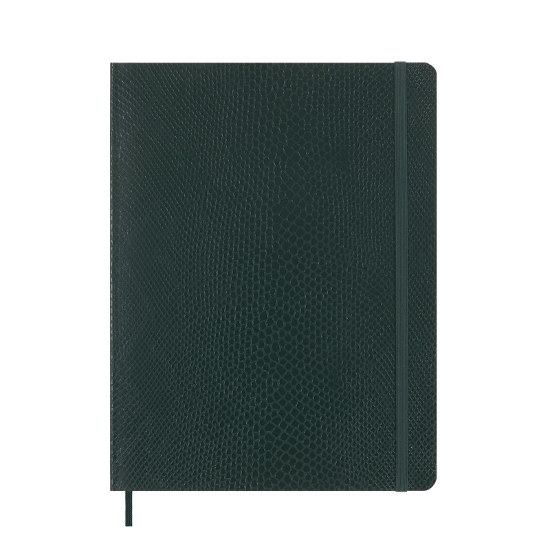 Zápisník MOLESKINE Boa měkký linkovaný zelený XL