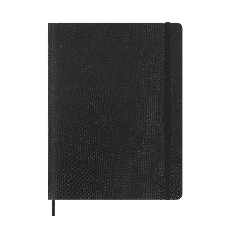 Zápisník MOLESKINE Boa měkký linkovaný černý XL