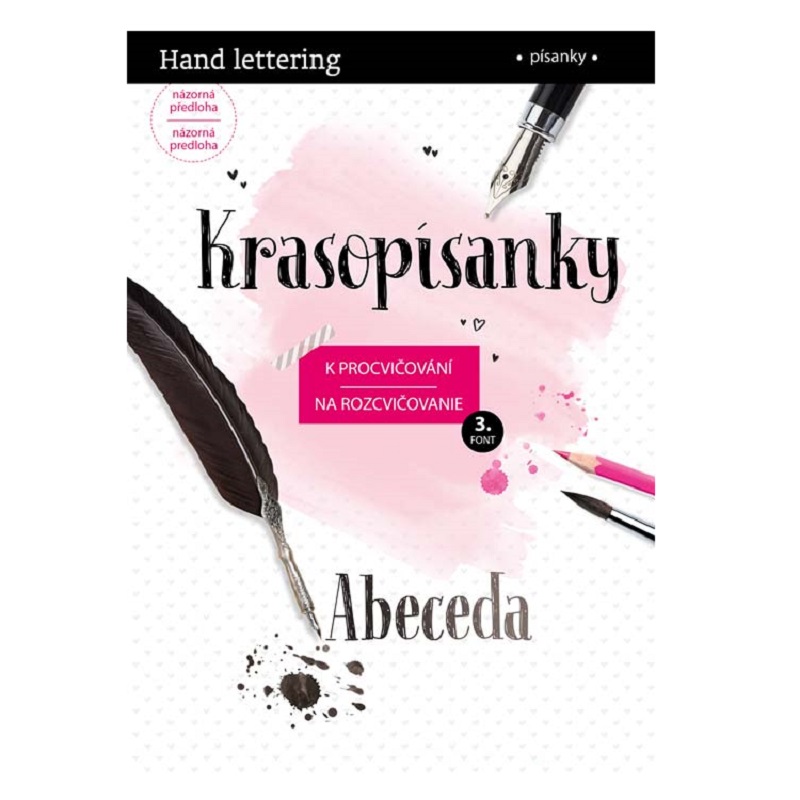 Krasopísanka k procvičování, font "3"