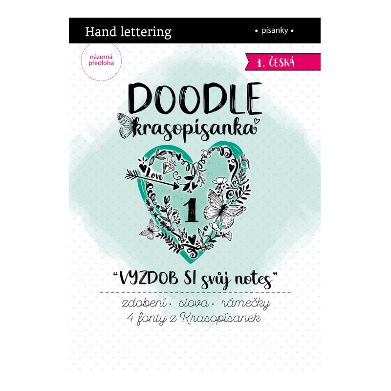 Krasopísanka DOODLE "Vyzdob si svůj notes" v češtině 1