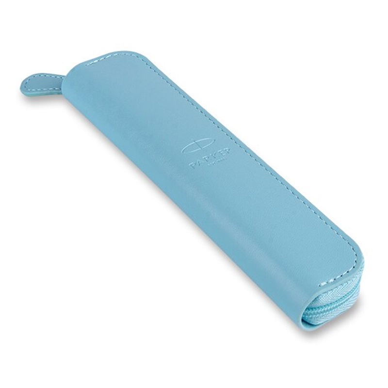 Pouzdro PARKER pastelově modré se zipem
