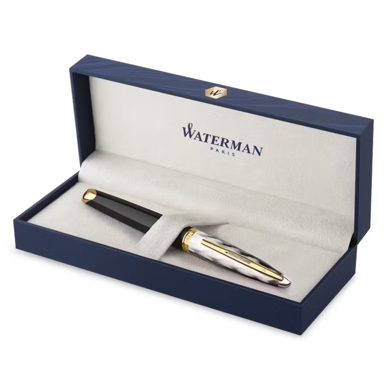 Plnicí pero WATERMAN Caréne SE Reflections of Paris Deluxe Black GT "F"