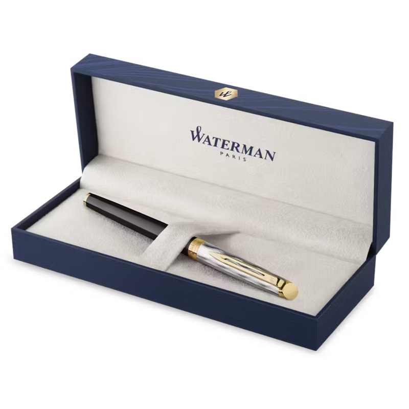 Plnicí pero WATERMAN Hémisphére SE Reflections of Paris Deluxe Black GT "M"