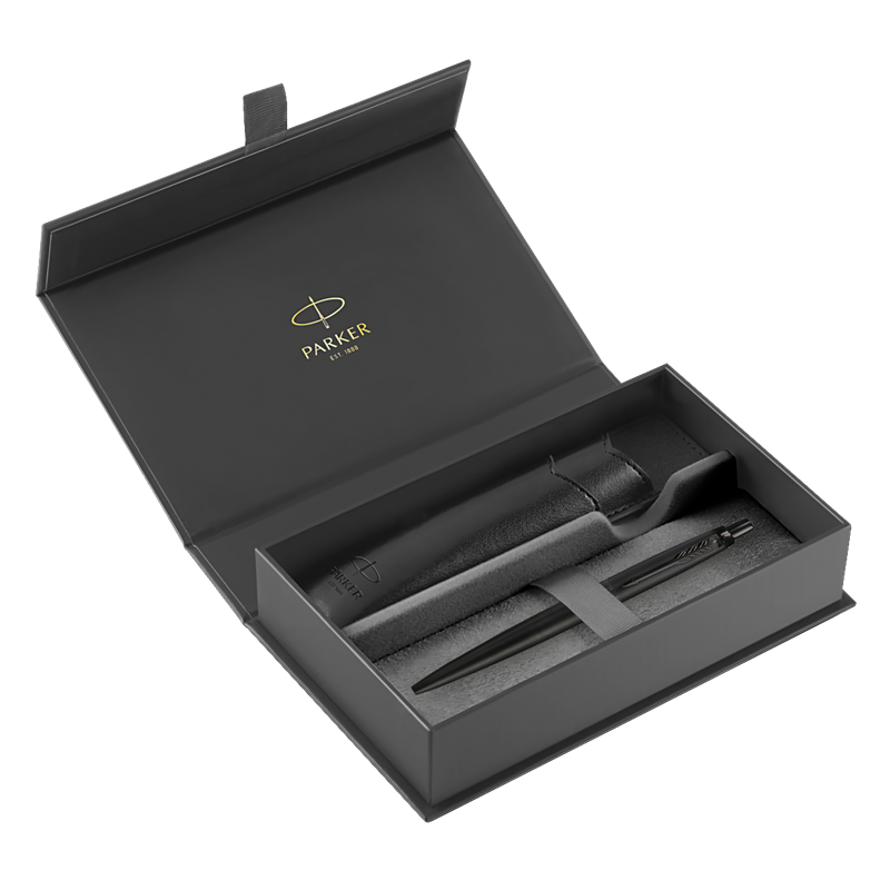 Kuličkové pero PARKER Jotter XL Monochrome Black + černé pouzdro