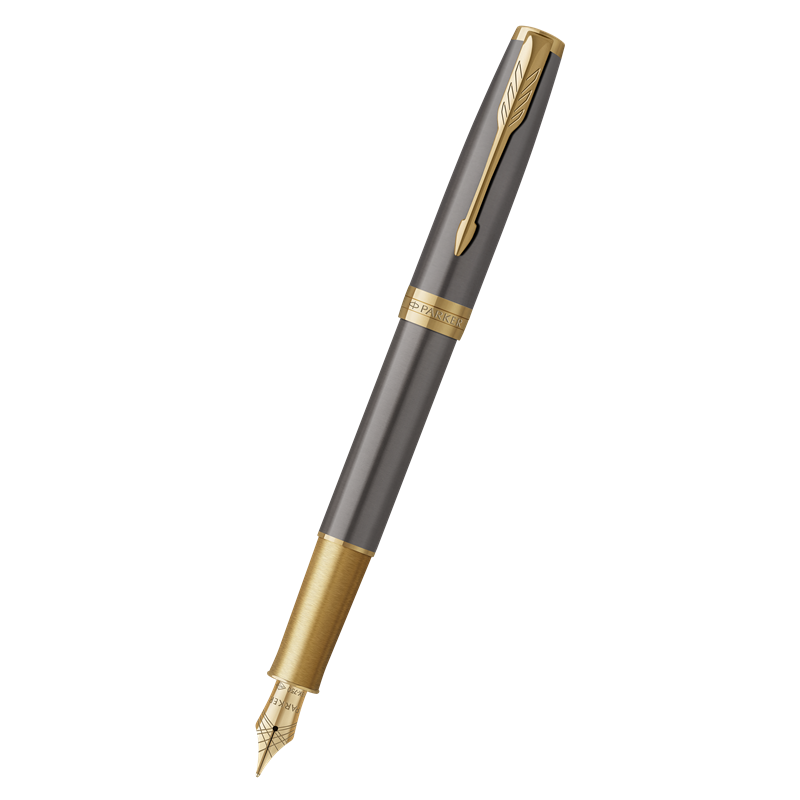 Plnicí pero PARKER Sonnet Core Grey GT 18K "F"