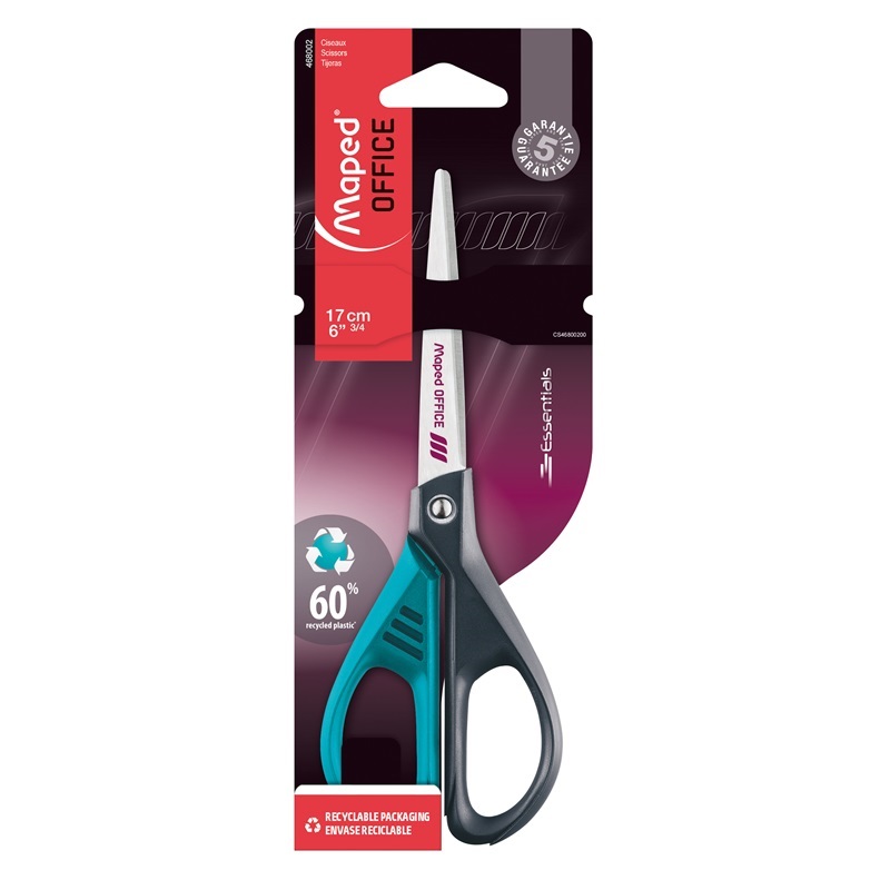 Nůžky MAPED Essentials Metal 17cm, mix barev