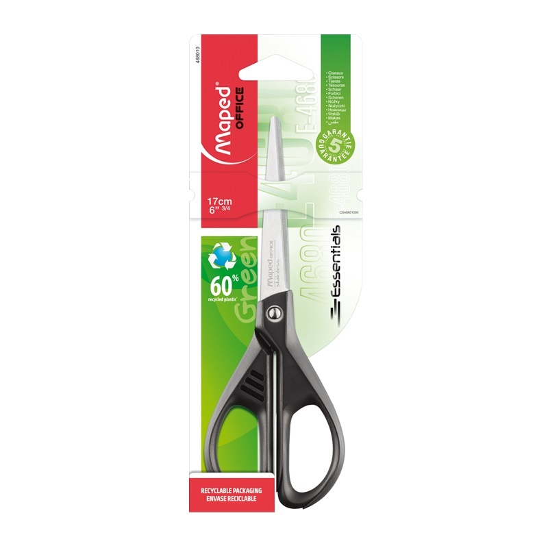 Nůžky MAPED Essentials Green 17cm