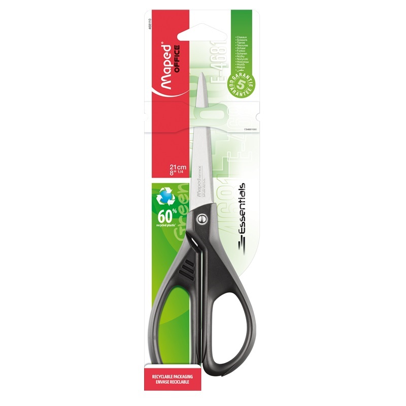 Nůžky MAPED Essentials Green 21cm