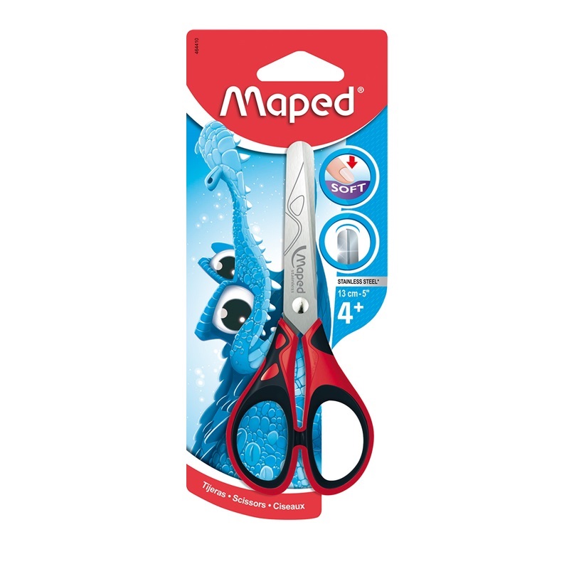 Nůžky MAPED Essentials Soft 13cm, mix barev