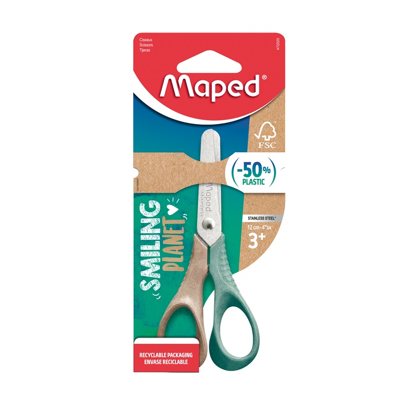 Nůžky MAPED Smiling Planet Vivo 12cm