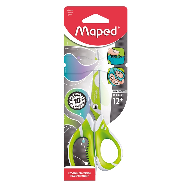 Nůžky MAPED Zenoa Fit 15 cm, mix barev
